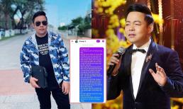 Ca sĩ Quang Lê bị tố quỵt tiền hơn 100 triệu, tận 3 năm không trả