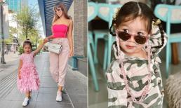 Mới hơn 2 tuổi, con gái Hà Anh đã biết yêu thương, quan tâm mẹ hết mực