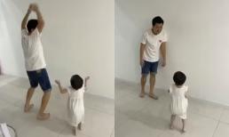 Trường Giang chuẩn 'bố bỉm' của năm: Nhiệt tình dạy ái nữ tập thể dục tại gia, Nhã Phương lại ra rìa thật rồi 