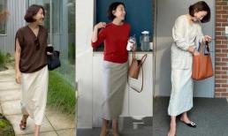 Học hỏi bí kíp ăn mặc của một 'bà thím' Hàn Quốc, trang phục hàng ngày cực đơn giản, 50 tuổi mặc đẹp như 30