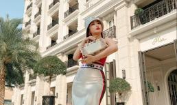 Tay cầm túi xách tiền tỷ, vợ 2 Minh Nhựa vẫn bị lỗi chính tả khi đăng ảnh sống ảo