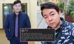 Người tố Quang Lê nợ 100 triệu đã lên tiếng đính chính: 'Tài khoản của tôi bị hack, lợi dụng bôi nhọ người khác'