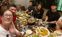 Công Phượng - Viên Minh hẹn hò đi ăn cùng Trang Trần và bạn bè sau chiến thắng nghẹt thở trước Nam Định