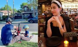 Hoa hậu Phạm Hương đăng ảnh mới của con trai, dân tình chú ý đến sự xuất hiện của một người đàn ông