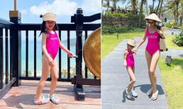 Lâu lắm Á hậu Diễm Trang mới chịu show trọn body với áo tắm nhưng nhân vật chiếm spotlight lại là con gái