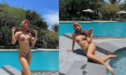 Quỳnh Anh Shyn tung loạt ảnh bikini nóng bỏng hậu bị chê lộ mỡ bụng