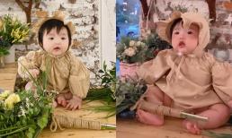 Bắt trọn khoảnh khắc tạo dáng siêu đáng yêu của bé Winnie, ái nữ nhà Đông Nhi đúng là model nhí chính hiệu