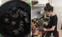 Lần đầu nấu ăn cho mẹ người yêu, cô gái làm báo cháy cả chung cư với nồi 'thịt kho bóng đêm'