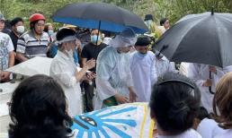 Chi Dân tiều tụy trong ngày cuối tiễn biệt mẹ ruột