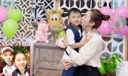 Kim Cương tổ chức sinh nhật con con trai, ca sĩ Ưng Hoàng Phúc xin lỗi vì không thể về 