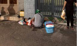 Sản phụ được chồng đỡ đẻ khi vỡ ối ngay trước cổng nhà dân