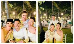 Quang Dũng vui vẻ chung khung ảnh cùng vợ cũ Jennifer Phạm và tình cũ Thanh Thảo