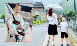 Ly Kute đưa con trai đi chơi, bé Khoai Tây giờ đã lớn thế này!