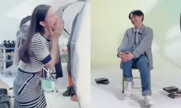 Bị Đông Nhi “phá game” giữa buổi chụp hình, Ông Cao Thắng lập tức có phản ứng làm netizen “ôm tim” mê mẩn