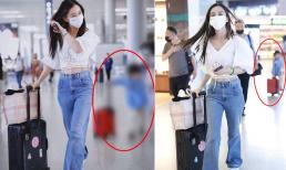 Angelababy bị chỉ trích vì mải nghe điện thoại bỏ bê con trai ở sân bay