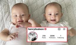 Cặp song sinh nhà Hà Hồ - Kim Lý “làm chơi ăn thiệt”, trở thành bộ đôi nhóc tỳ hot nhất MXH