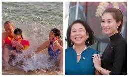 Bố mẹ chồng quyền lực của Hoa hậu Đặng Thu Thảo lâu lắm mới xuất hiện trong một khung hình