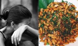 Đi ăn quán, chồng đút hết cơm vào miệng vợ vì tiếc tiền, ép ăn nhộng dù vợ bị dị ứng