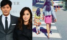 Vợ và con gái Jang Dong Gun lên hot search trên Naver, công chúa 7 tuổi lớn nhanh như thổi 