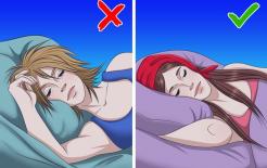 Tại sao bạn không nên để tóc dài xõa khi ngủ?