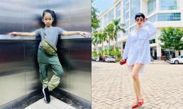 Con gái Xuân Lan mới 8 tuổi đã tạo dáng cool ngầu không thua gì mẹ, hứa hẹn trở thành siêu mẫu tương lai