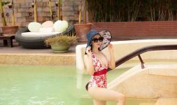 Hoa hậu Đền Hùng Giáng My khoe vóc dáng thon gọn khi diện bikini ở tuổi 50