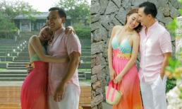 Bà xã kém tuổi của Chi Bảo diện đầm dây gợi cảm khoe loạt ảnh ngọt ngào bên chồng