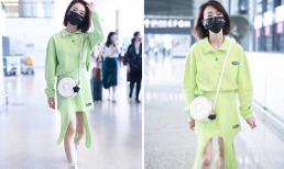 'Ngụy Anh Lạc' Ngô Cẩn Ngôn chơi cả cây xanh nổi bật nhưng chiếc váy nhìn thực sự khó hiểu