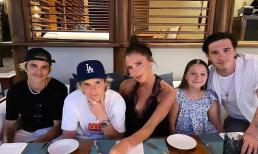 Tiểu thư nhà Becks già chát, cậu út chịu chơi đeo đồng hồ hàng trăm triệu