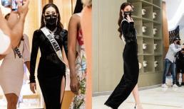Hoa hậu Khánh Vân diện đầm dạ hội ở ngày thứ 6, trước bán kết Miss Universe