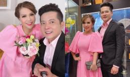 Diễn viên Hoàng Anh cùng 'người tình tin đồn' diện đồ tông xuyệt tông tình tứ đi sự kiện