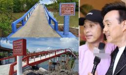 Bà xã cố nghệ sĩ Chí Tài nghẹn ngào khoe hai cây cầu vừa xây hoàn thiện cho người dân: 'Ước nguyện của anh được thực hiện'