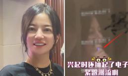 'Én nhỏ' Triệu Vy gián tiếp phủ nhận chuyện bầu bí bằng hành động hút thuốc lá phì phèo 