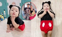 Đăng ảnh con trai đáng yêu, Á hậu Thúy Vân tự nhận bị 'nghiện con' đến mức không biết làm sao