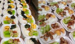 Những phần cơm bắt mắt và đầy đủ dinh dưỡng ở khu cách ly: Chúng tôi nấu cơm bằng cả tấm lòng