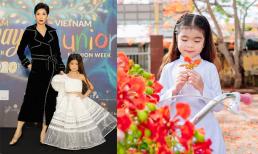 Mới 7 tuổi, học trò siêu mẫu Xuân Lan 'gây sốt' vì quá đáng yêu trong tà áo dài trắng