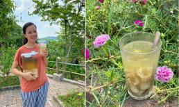 MC Minh Trang bật mí công thức làm trà vải hạt chia ngon, mát, bổ dưỡng