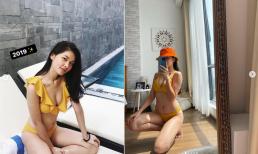 Ở nhà vào mùa dịch Covid-19, Á hậu Thùy Dung 'tái chế' bikini khoe vóc dáng nóng bỏng