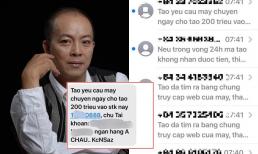 Đức Hải tiết lộ bị tống tiền và xác định thủ phạm dòng trạng thái thô tục