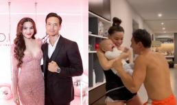 Rũ bỏ hào quang, Hà Hồ - Kim Lý làm 'bố mẹ bình dân' thời giãn cách xã hội nhưng ai cũng phải ngưỡng mộ