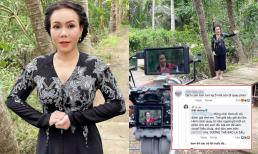 Việt Hương đáp trả khéo léo khi bị dân mạng chỉ trích đi làm giữa mùa dịch