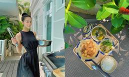 Phương Khánh thừa nhận mình vụng về nhưng nhìn loạt món ăn tự nấu, dân mạng liền bình luận 'mở quán được rồi'