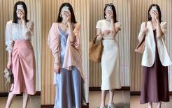 Bạn không nhất thiết phải mặc màu đen, trắng và xám vào mùa hè. Hãy chọn năm màu 'giảm tuổi tác' này, nhẹ nhàng và trang nhã