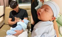 Chồng kém tuổi của diễn viên Thảo Trang khoe ảnh con trai cưng đáng yêu