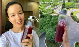 MC Minh Trang bật mí cách nấu nước lá tía tô giúp đẹp da, mát ruột