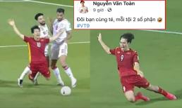 Văn Toàn troll 'bạn cùng té' Công Phượng: 'Một cú ngã, hai số phận'