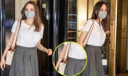 Sau khi đến thăm chồng cũ Jonny, Angelina Jolie để lộ hình xăm đầy ẩn ý nhắm đến Brad Pitt 