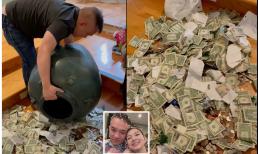 Phạm Thanh Thảo và chồng chứa tiền trong lu, khi đổ ra ai cũng phải 'lác mắt'