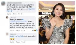 Ngọc Lan đáp trả cực chất khi được mời coi clip nóng 8 phút của nữ diễn viên Về nhà đi con