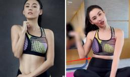 Ảnh chụp cho thấy Trương Bá Chi sở hữu vòng 2 thon thả nhưng clip thực tế lại 'vạch trần' sự thật 